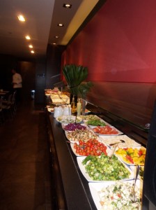 Just part of the breakfast buffet.. .well, the healthier part.