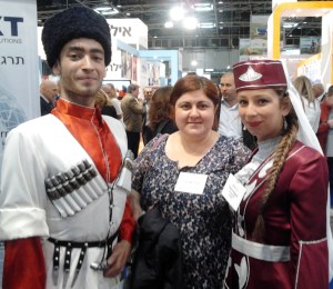 חזרתי קצת לשורשים הגאורגיים שלי בתערוכת התיירות IMTM, שגם אליה הגעתי במסגרת מאמצי השיווק שלי.